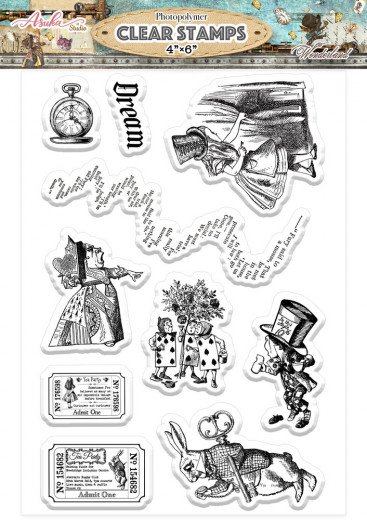 Memory Place Clear Stamps - Wonderland 2