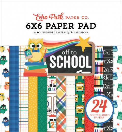 Off To School - 6x6 Paper Pad