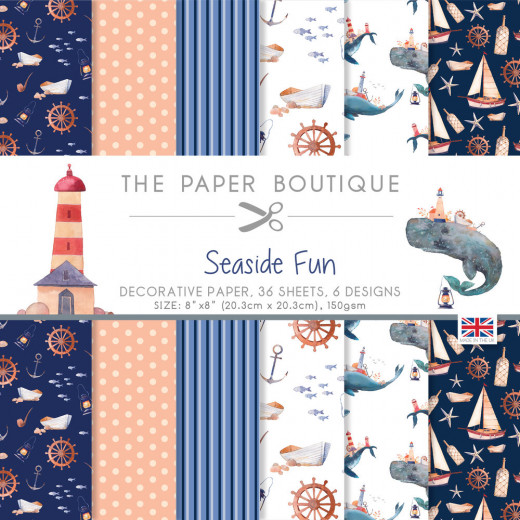 Seaside Fun 8x8 Decorative Paper Pad