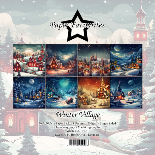 Paper Favourites - Winter Village - 12x12 Paper Pack