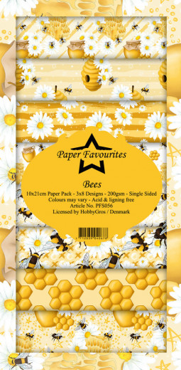 Paper Favourites Bees Slim Paper Pack