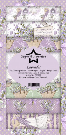 Paper Favourites - Lavender - Slim Paper Pack