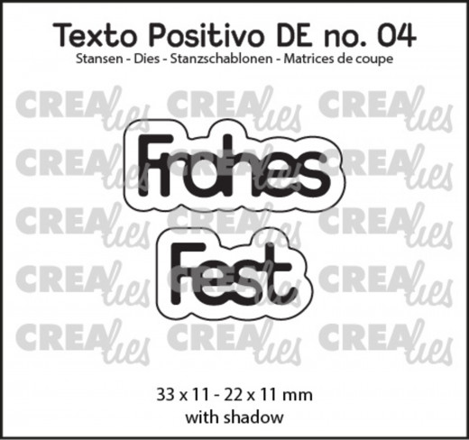 CREAlies Texto Positivo - Frohes Fest