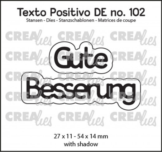 CREAlies Texto Positivo - Gute Besserung