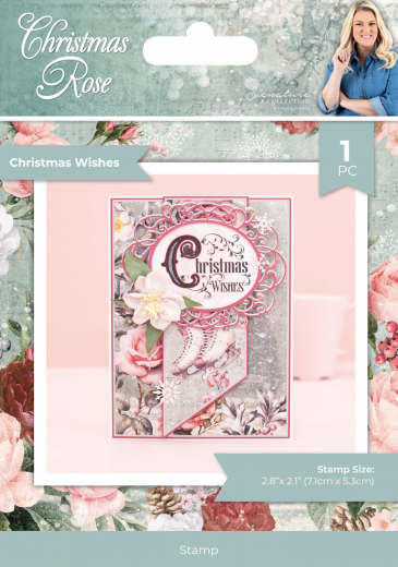 Clear Stamps - Christmas Rose - Christmas Wishes