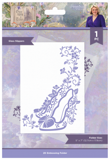 Embossing Folder - Once Upon a Time - Glass Slippers