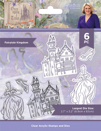 Clear Stamps and Cutting Die - Once Upon a Time - Fairytale Kingdom
