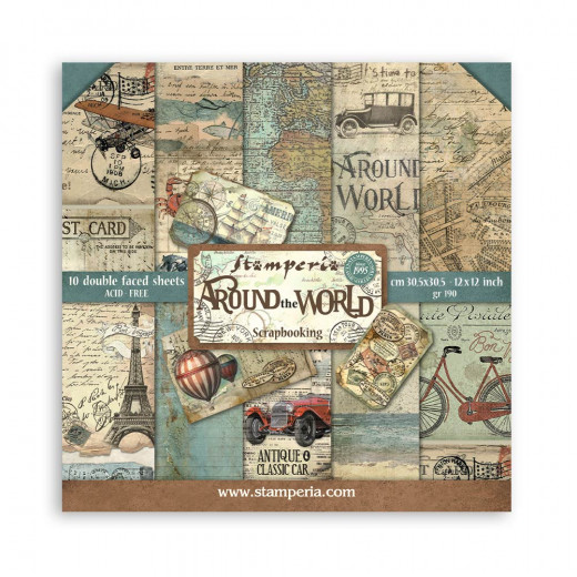 Around The World 12x12 Paper Pack