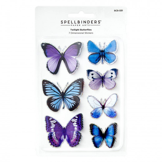 Spellbinders Twilight Butterflies Stickers
