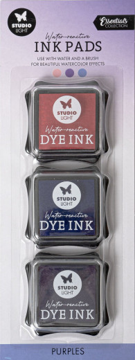 Studio Light - Water-Reactive Ink Pads - Purples