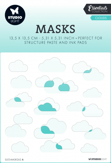 Studio Light - Masks / Stencils - Essentials Nr. 262 - Clouds
