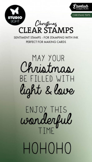 Studio Light Clear Stamps - Christmas Essentials Nr. 691 - Christmas Texts