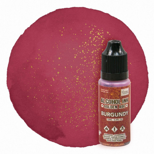 Couture Creations Alcohol Ink - Golden Age Burgundy