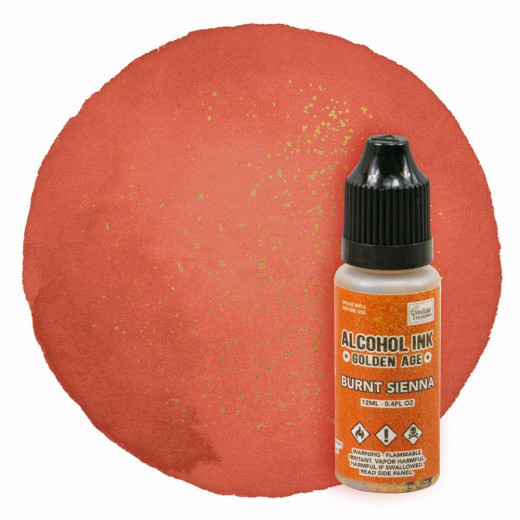 Couture Creations Alcohol Ink - Golden Age Burnt Sienna