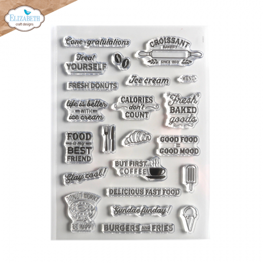 Clear Stamps - Good Food Good Mood