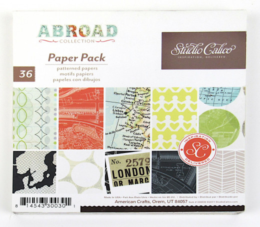 Abroad 6x6 Paper Pad