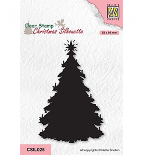 Clear Stamps - Christmas Silhouettes Christmas Tree