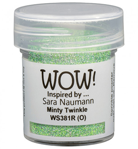 Wow Embossing Glitter - Minty Twinkle - by Sara Naumann (O)