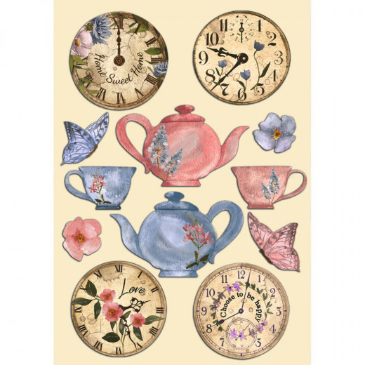 Colored Wooden Shapes - Welcome Home Clocks