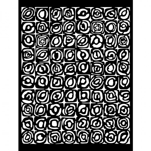 Stamperia Thick Stencil - Bauhaus Pattern