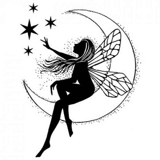 Lavinia Clear Stamps - Moon Fairy