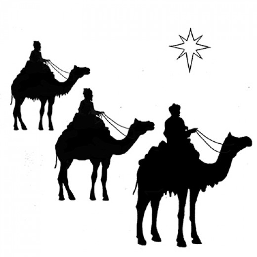 Lavinia Clear Stamps - Three Kings and a Star