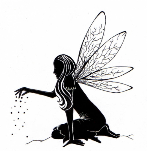 Lavinia Clear Stamps - Fairy Dust Silhouette