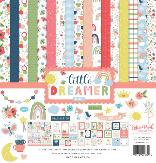 Little Dreamer Girl 12x12 Collection Kit