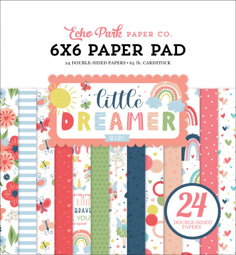 Little Dreamer Girl 6x6 Paper Pad
