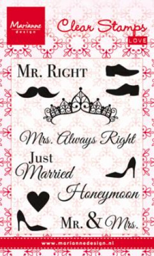 Clear Stamps - Mr and Mrs (EN)
