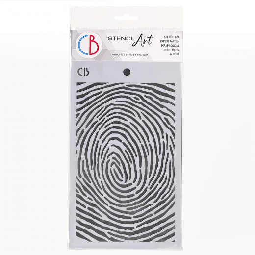 Texture Stencil 5x8 - Fingerprint