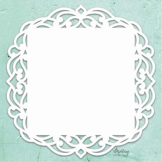 Mintay Chippies Chipboard Decor Fancy Square