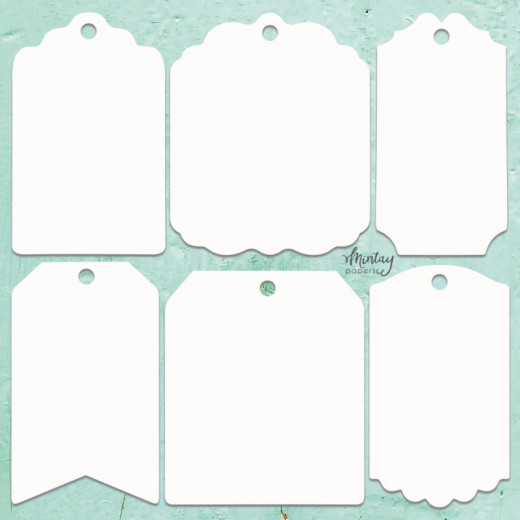 Mintay Chippies Decor Tags