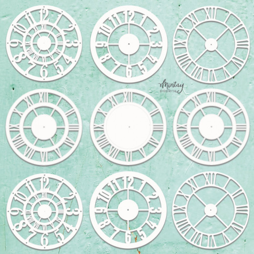 Mintay Chippies Decor - Clocks Set