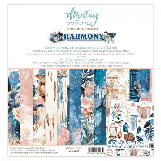 Mintay Harmony 12x12 Paper Pad
