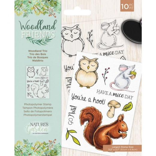 Clear Stamps - Woodland Friends Woodland Trio