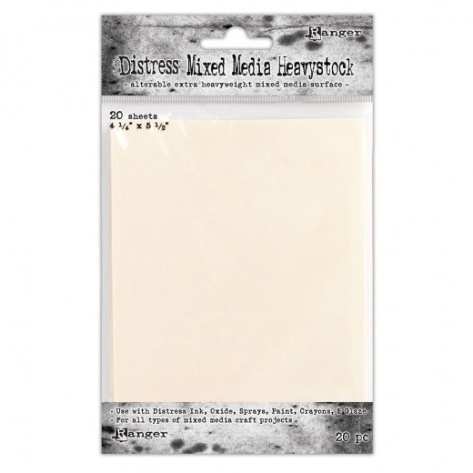 Tim Holtz Distress Mixed Media Heavystock 4.25x5.5 Inch