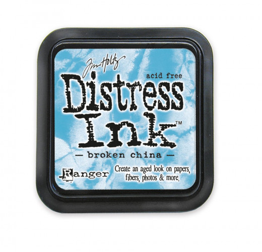 Distress Ink Kissen - Broken China