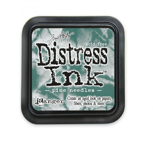 Distress Ink Kissen - Pine Needles
