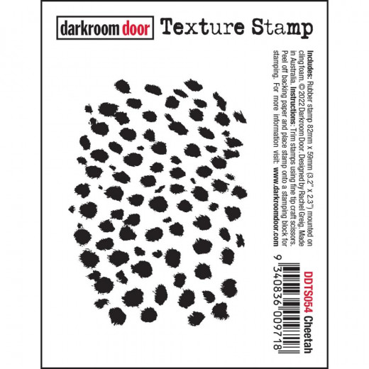 Darkroom Door Cling Stamps - Texture Cheetah