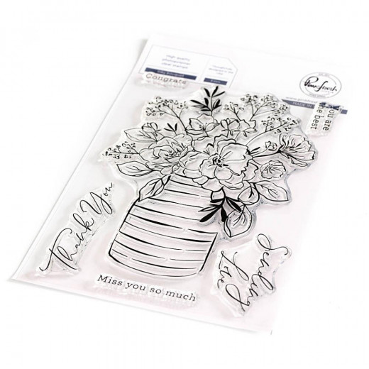 Clear Stamp Set - Inky Bouquet