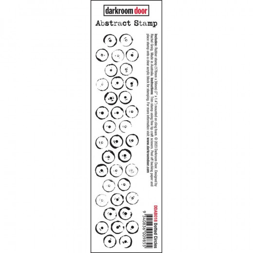 Darkroom Door Cling Stamps - Abstract Dotted Circles