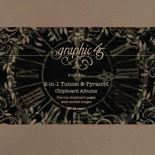 Staples Chipboard Album - 2 In 1 Tunnel & Pyramid
