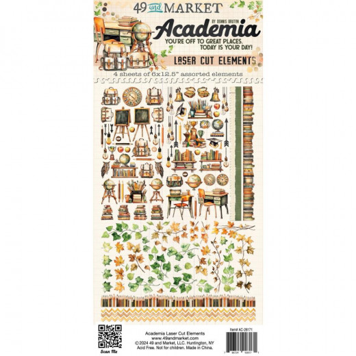49 and Market - Academia - Laser Cut Outs - Elements