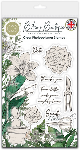 Clear Stamps - Botany Boutique - Orchid