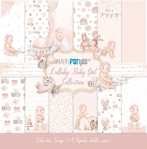 Lullaby Baby Girl 6x6 Paper Pack