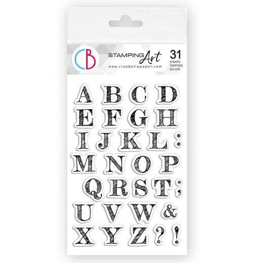Clear Stamps - Design Uppercase Alphabet
