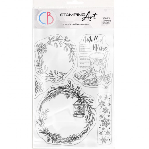Clear Stamp Set - Wreaths and Mulled Wine