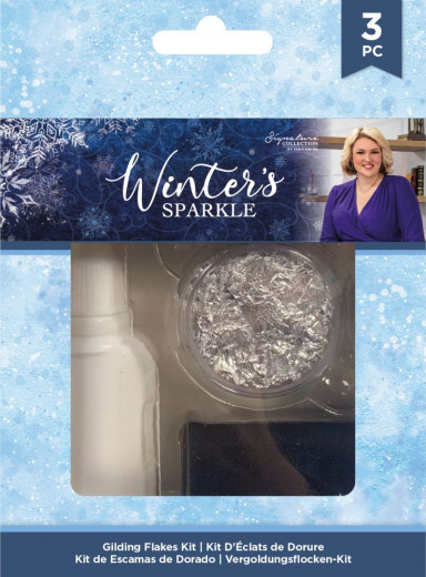Winters Sparkle Silver Gilding Flakes Kit