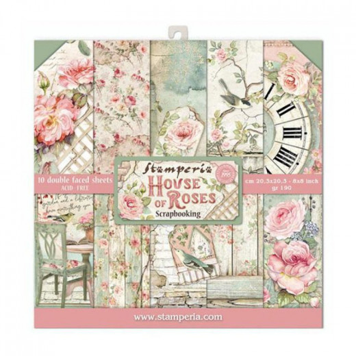 House of Roses 8x8 Paper Pack